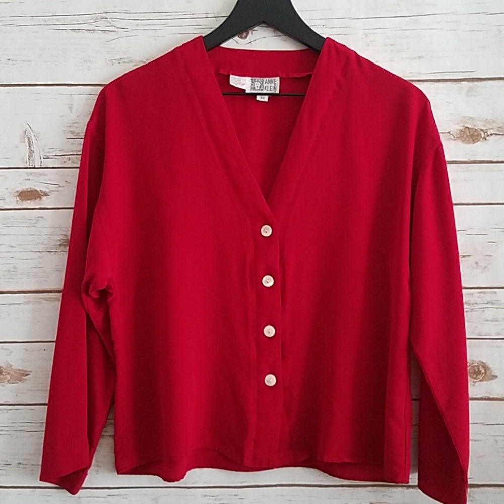Anne Klein | Silk Career Wear Blouse
